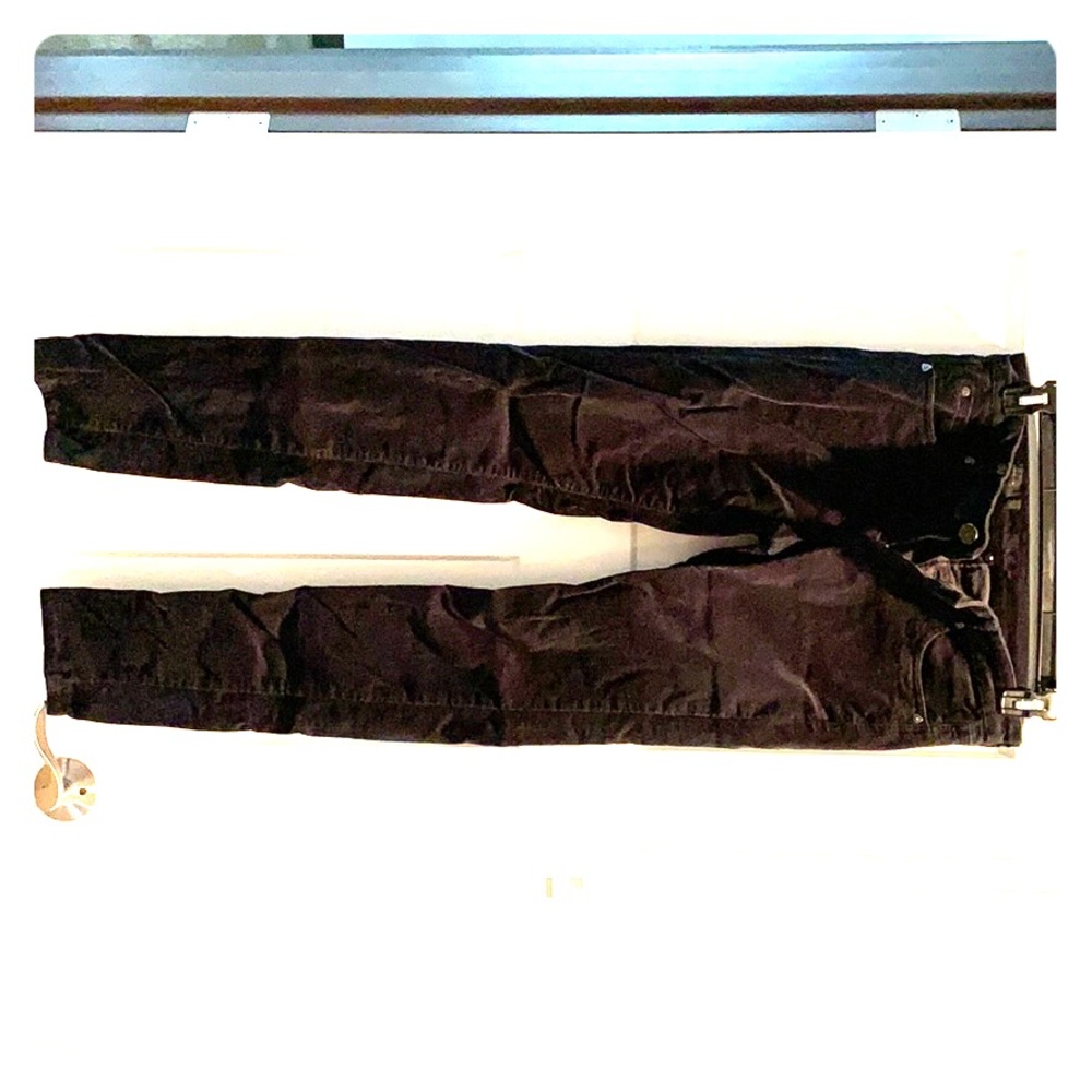 KUT Diana skinny corduroys, dark green, 8